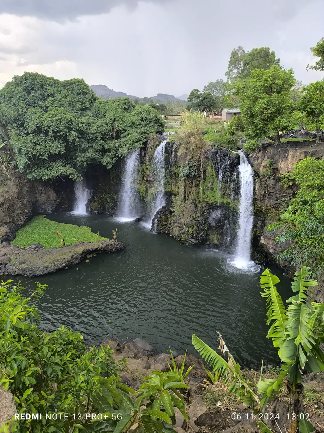 Waterfall in the rainforest of Madagascar